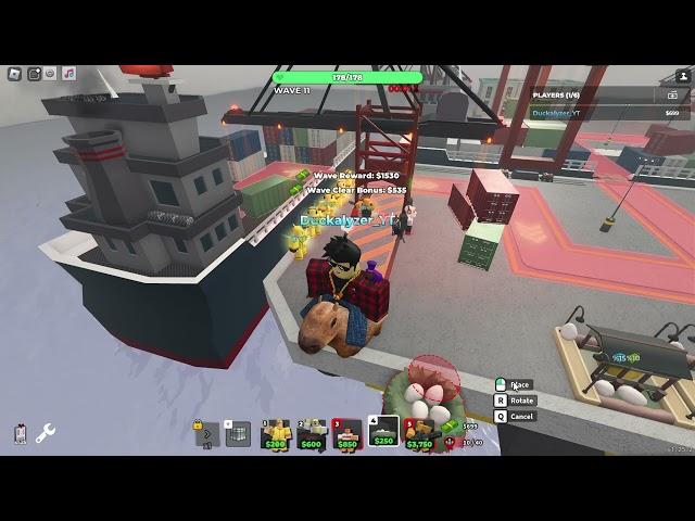 Speedrunning ROBLOX TDS: Harbor, Easy (WR 9.17)