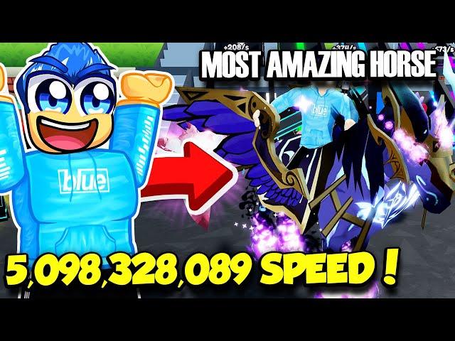 I Bought THE MOST AMAZING HORSE And Got 5 BILLION SPEED In Horse Race Simulator!!
