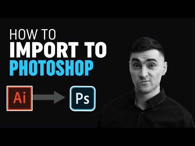 How to Import AI FILES TO PSD