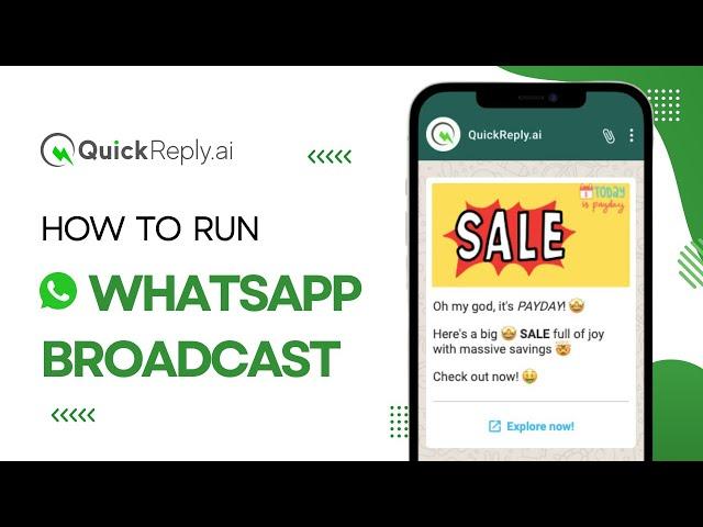 QuickReply.ai - How to schedule a WhatsApp broadcast via QuickReply.ai