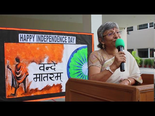 Independence Day Celebrations 2020   Flag Hoisting & Principal Ma'am's Speech