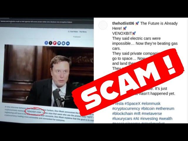 VENOXBIT GIFT, SAED Promo code Review, Free 0.31 BTC Elon Musk Scam