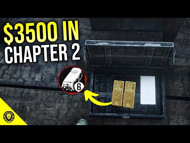 6 GOLD BARS Location Early Red Dead Redemption 2 ( NO MAP )