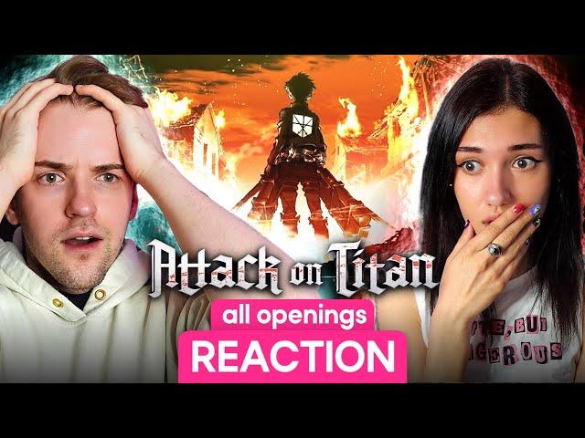 Attack on Titan || All Openings: REACTION