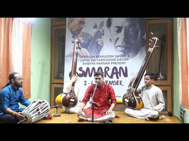 # Dhrupad sansthan # bhopal #RAG JONPURI Dhrupad concert by brajesh Sharma