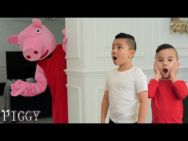 Piggy Hide and Seek Fun in Our House CKN