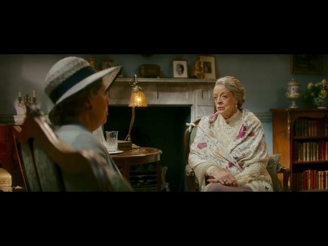 Violet and Isobel chat about movies in DOWNTON ABBEY: A NEW ERA (2022) clip