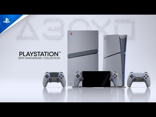 Collection du 30e anniversaire de PlayStation - PS5, PS5 Pro, DualSense, PlayStation Portal