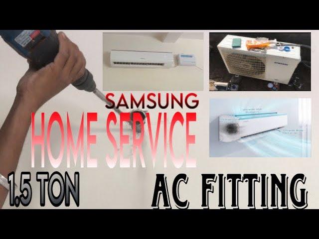 ac fitting at home malayalam home service #action