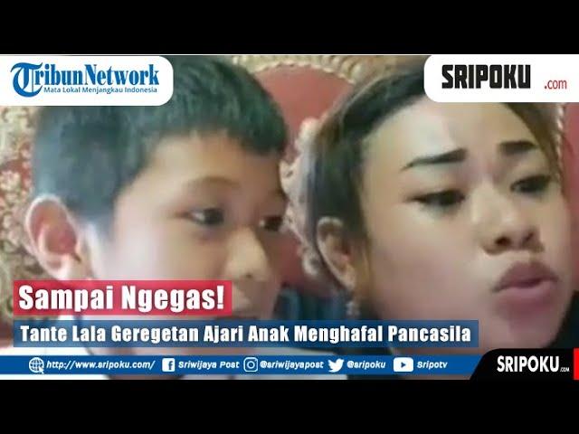 Sampai Ngegas! Viral Tante Lala Geregetan Ajari Anak Menghafal Pancasila