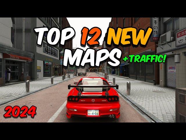 TOP 12 NEW TRAFFIC MAPS for ASSETTO CORSA 2024!