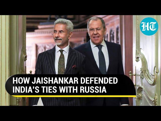 'Russia our time-tested partner': Jaishankar silences West on Russian oil imports