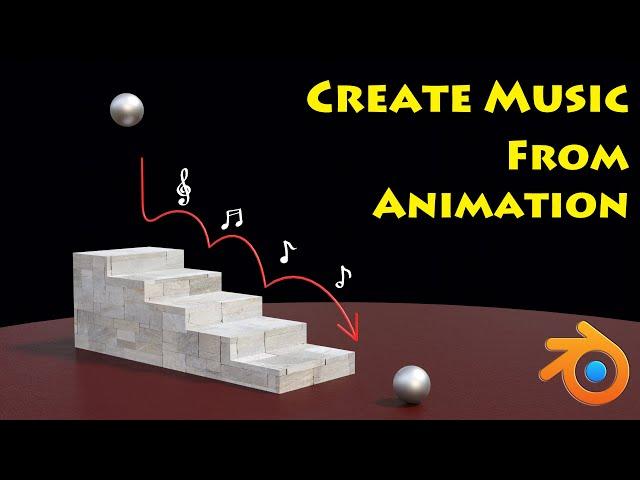 Blender Trick: Create Music From Your Animation | Free Python Script To Generate A Collision Music