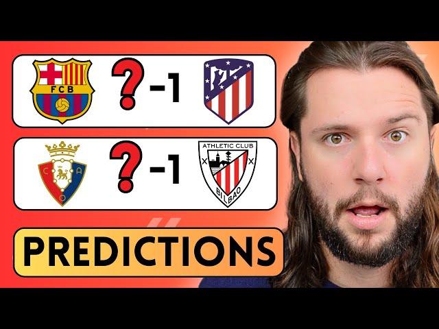 LA LIGA GAMEWEEK 18 PREDICTIONS & BETTING TIPS | BARCELONA VS ATLETICO MADRID