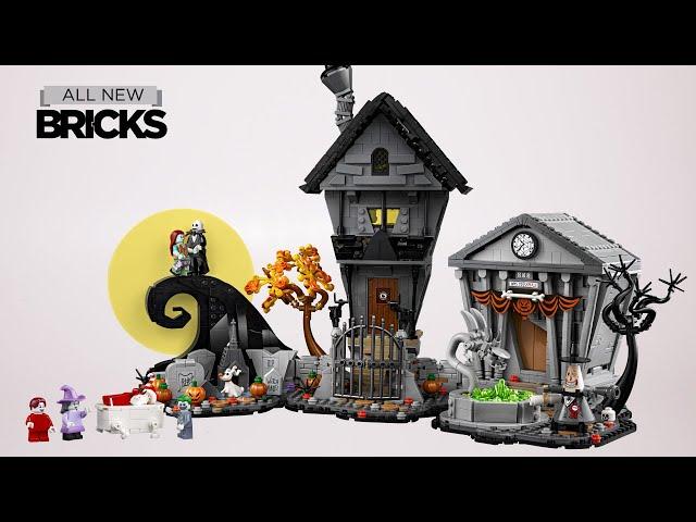 Lego Ideas 21351 Tim Burton's The Nightmare Before Christmas Speed Build