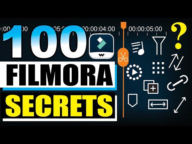 100 Filmora Secrets, Tips and Tricks You Didn't Know - Salih Tutorials
