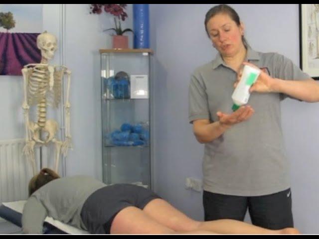 Demonstration of a  Pre Event Massage