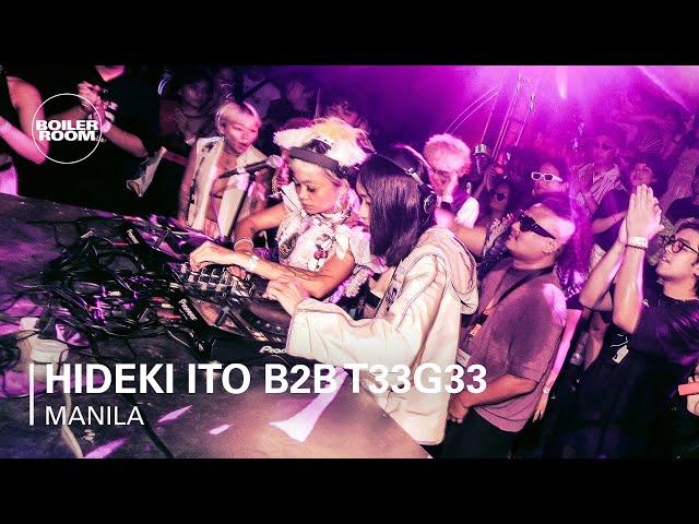 Hideki Ito b2b T33G33 | Boiler Room x Manila Community Radio