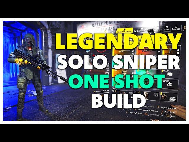 Solo Legendary One Shot Sniper Build - The Division 2 Season 3 Year 5!