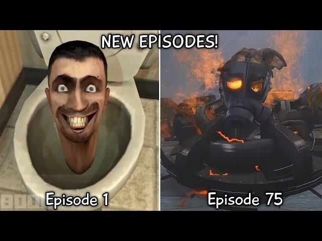 Skibidi Toilet 1 - 75 All Episodes (60 FPS REMASTERED) Buzzaw Skibidi Toilet  (Episode 76?)