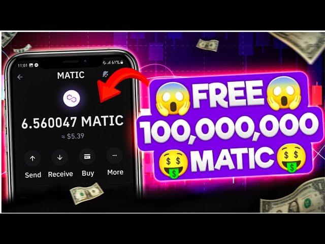2 Minutes = 100,000,000 MATIC  Free Polygon MATIC Claiming Site