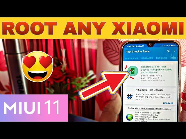 ROOT ANY XIAOMI PHONE MIUI 11 XIAOMI REDMI NOTE 8/PRO