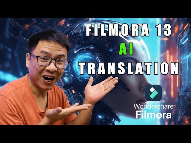 Filmora 13 AI Translation: Translate Voiceover into Different Language