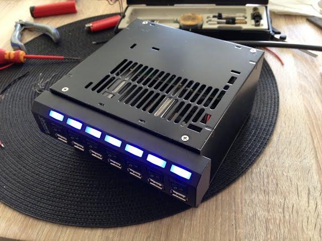 DIY: central power supply for Raspberry Pi Cluster made from an old ATX