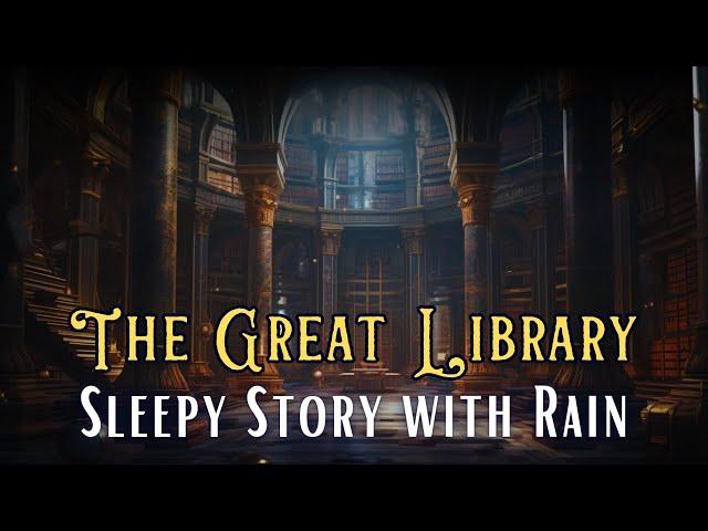  A Relaxing Rainy Story  The Great Library of Alexandria | Bedtime Story for Grown Ups