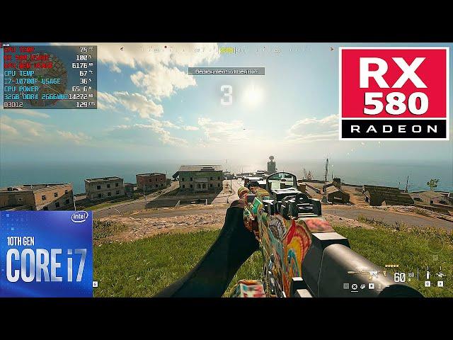 WARZONE 3 RX 580 (8GB) LOW - HIGH SETTINGS 1080P FPS TEST IN 2024