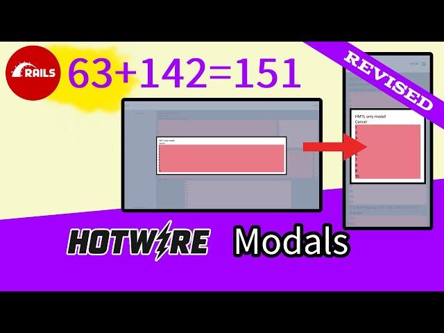 Ruby on Rails #151 Advanced Hotwire modals