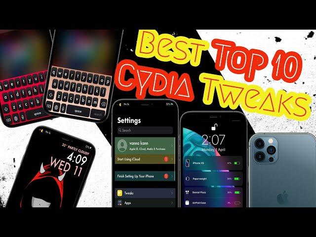 BEST TOP 10 CYDIA TWEAKS iOS 14.7.1 /14/13/12 JAILBREAK TWEAK