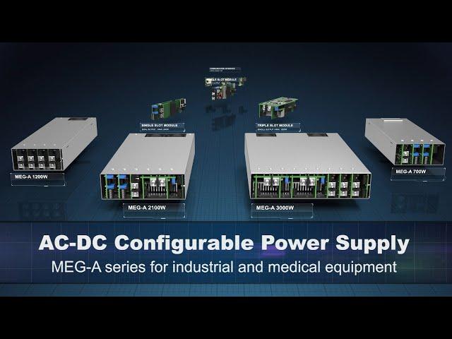 MEG-A Series AC-DC Configurable Power Supply - Delta Power Supply