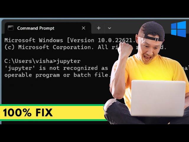How to Fix Jupyter is not Recognized as an Internal or External Command | Windows 10/11 (2023)