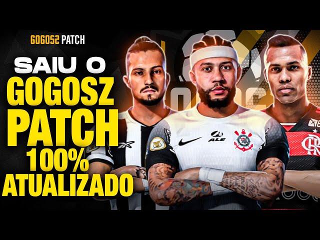 GOGOSZ PATCH V6.3 COM 1.000 ESTÁDIOS | 20 NARRADORES | KITS E FACES 4K - PES 2025 100% ATUALIZADO