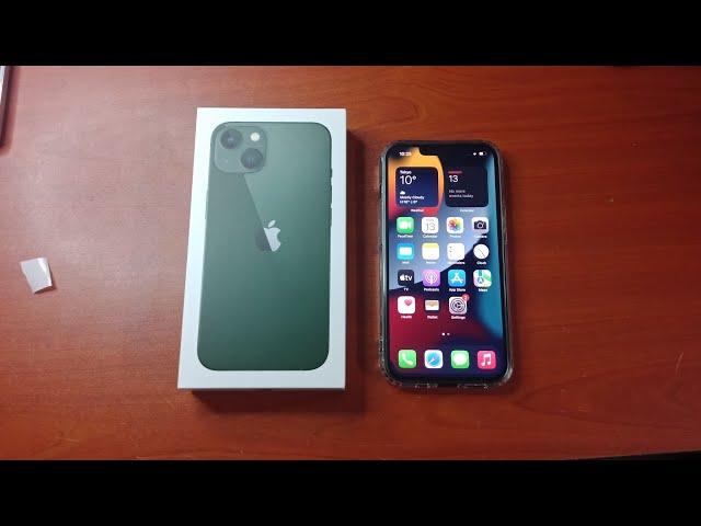 iPhone 13 128GB Unboxing and Setup