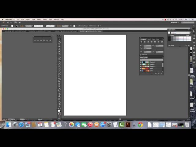 Illustrator CC- An Overview of the Workspace