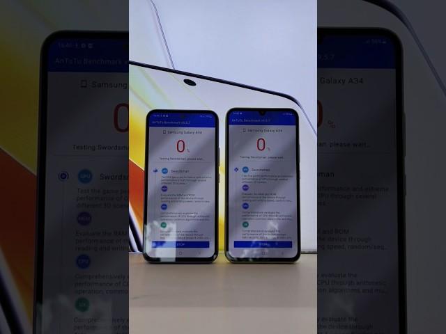 Samsung Galaxy A54 5G & A34 5G | Antutu Score..? #shorts #youtubeshorts #antutubenchmark