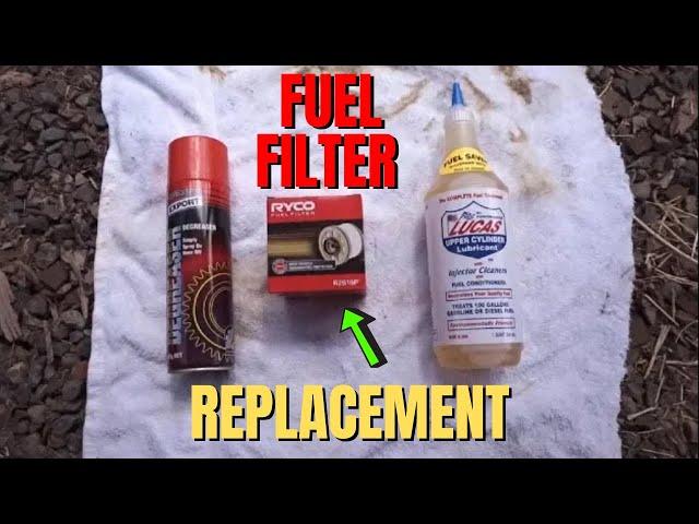 Isuzu Mu-X & D-Max Fuel Filter Replacement - DIY - How To Replace Your Fuel Filter