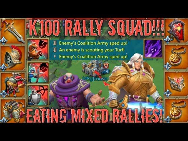 lords mobile: MYTHIC RALLY TRAP VS SQ1 BK0 RALLY SQUAD! 2.5M BLACKWING BAMBOOZLE!! BACK TO BACK  