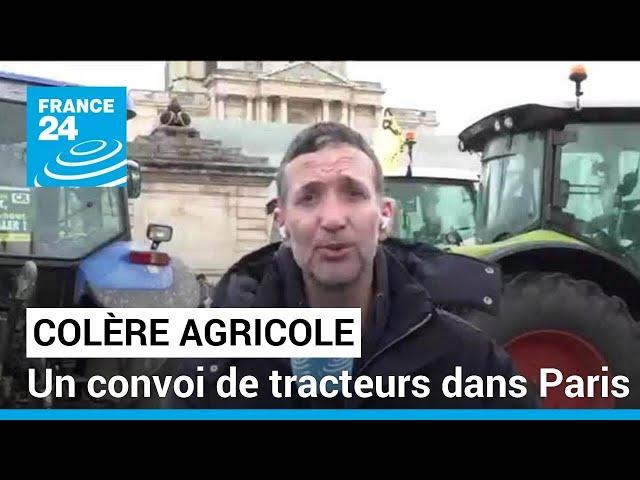 Colère des agriculteurs : un convoi de tracteurs dans Paris à la veille du Salon de l'agriculture