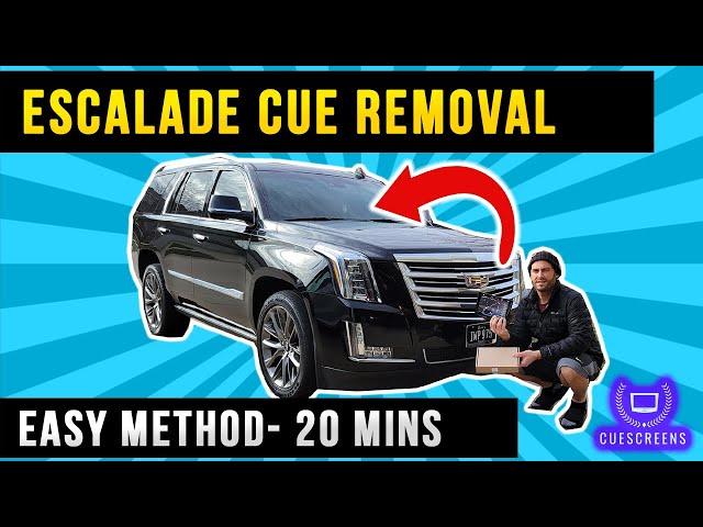 2015-2020 Cadillac Escalade CUE Removal DIY Screen Replacement *Easy Method 20 Mins*