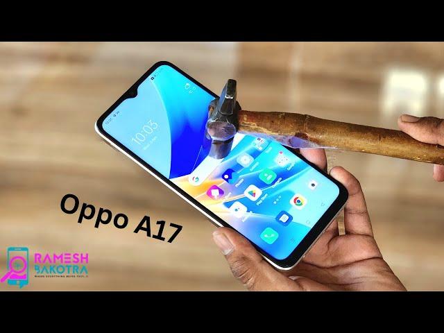 Oppo A17 Screen Scratch Test