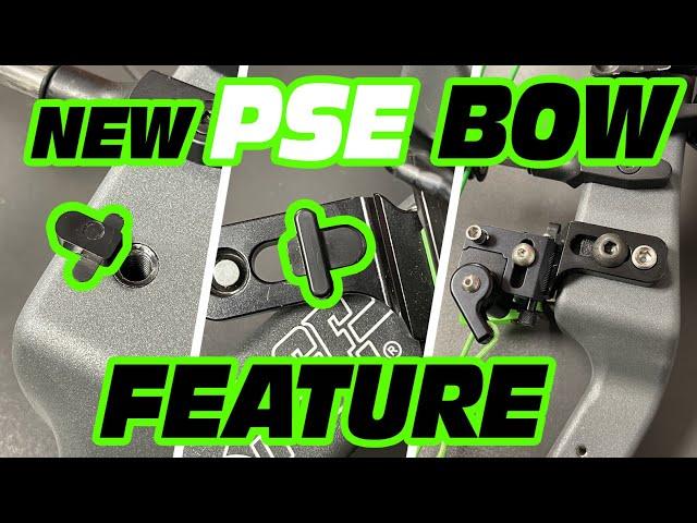 This TINY piece matters (new PSE bow feature)