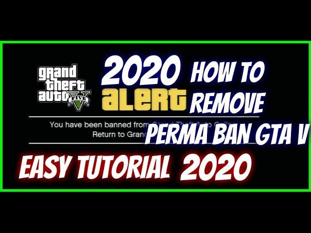 How to Remove Perma Ban GTA 5 Online PC When Perma Banned (easy tutorial) 2020