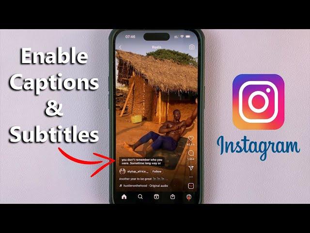 How To Enable Captions Or Subtitles On Instagram Reels