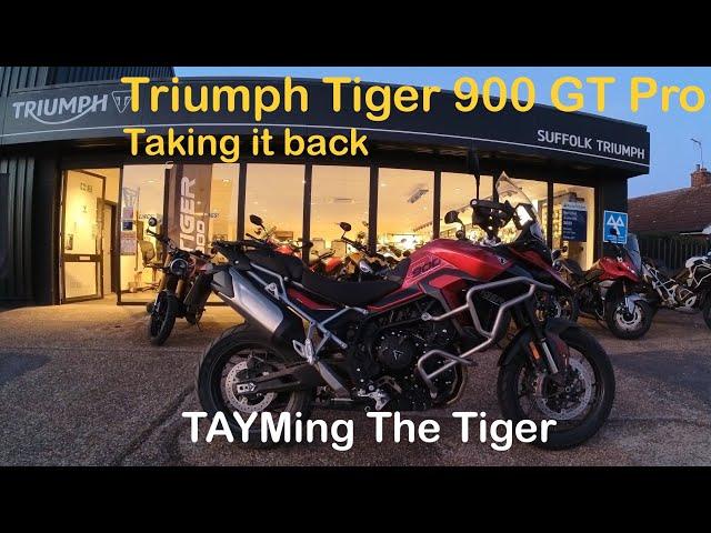 Returning the Triumph Tiger 900 GT Pro - Final Thoughts