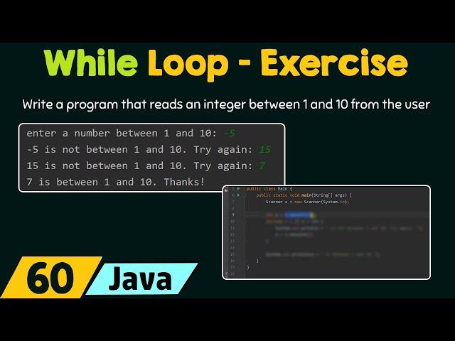 While Loop – Exercise