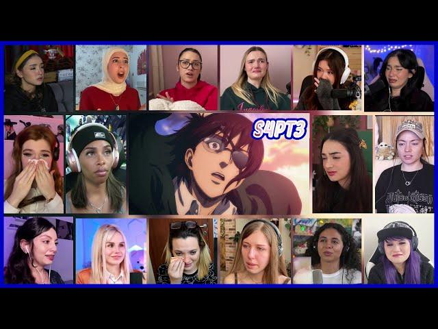 Attack on Titan Final Season 4 Part 3 Girls Reaction Mashup | Shingeki no Kyojin 進撃の巨人