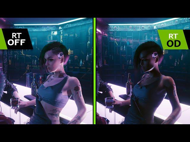 Cyberpunk 2077 - OVERDRIVE Ray Tracing Comparison | RTX 4090 Path Tracing